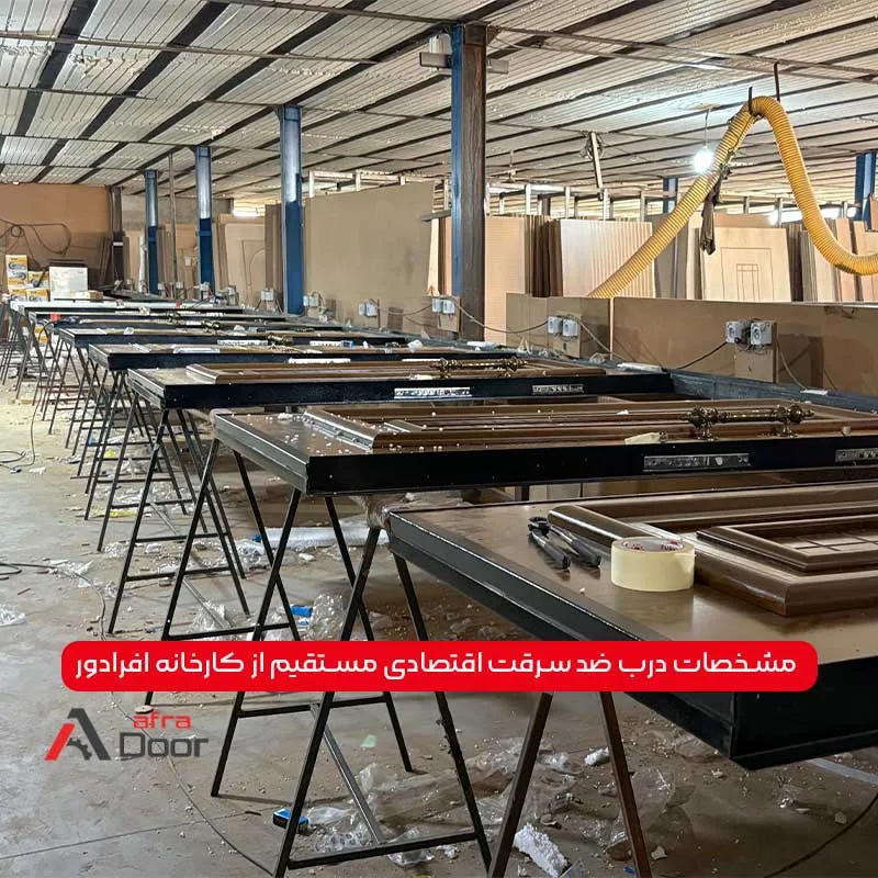 مشخصات درب ضد سرقت اقتصادی مستقیم از کارخانه افرادور- afradoor